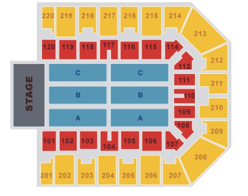 Motorpoint Arena Sheffield - Seated